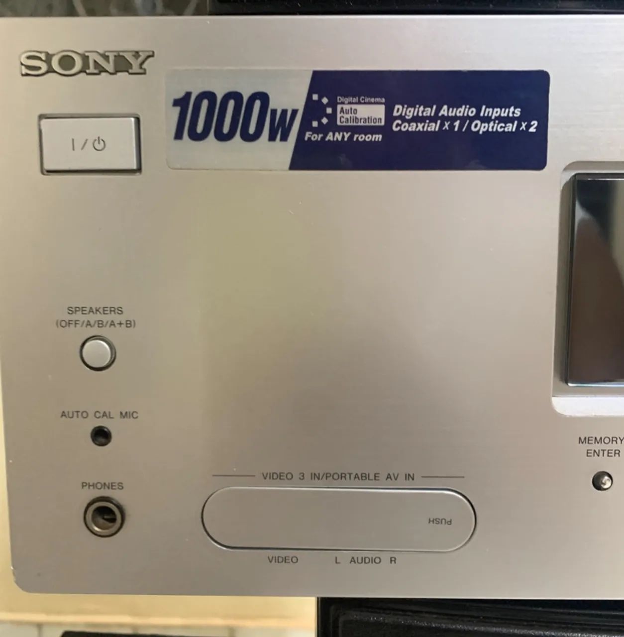 Home Theater Sony STR-K880 Muteki 6.1 Completo - Controle Original - Foto 6