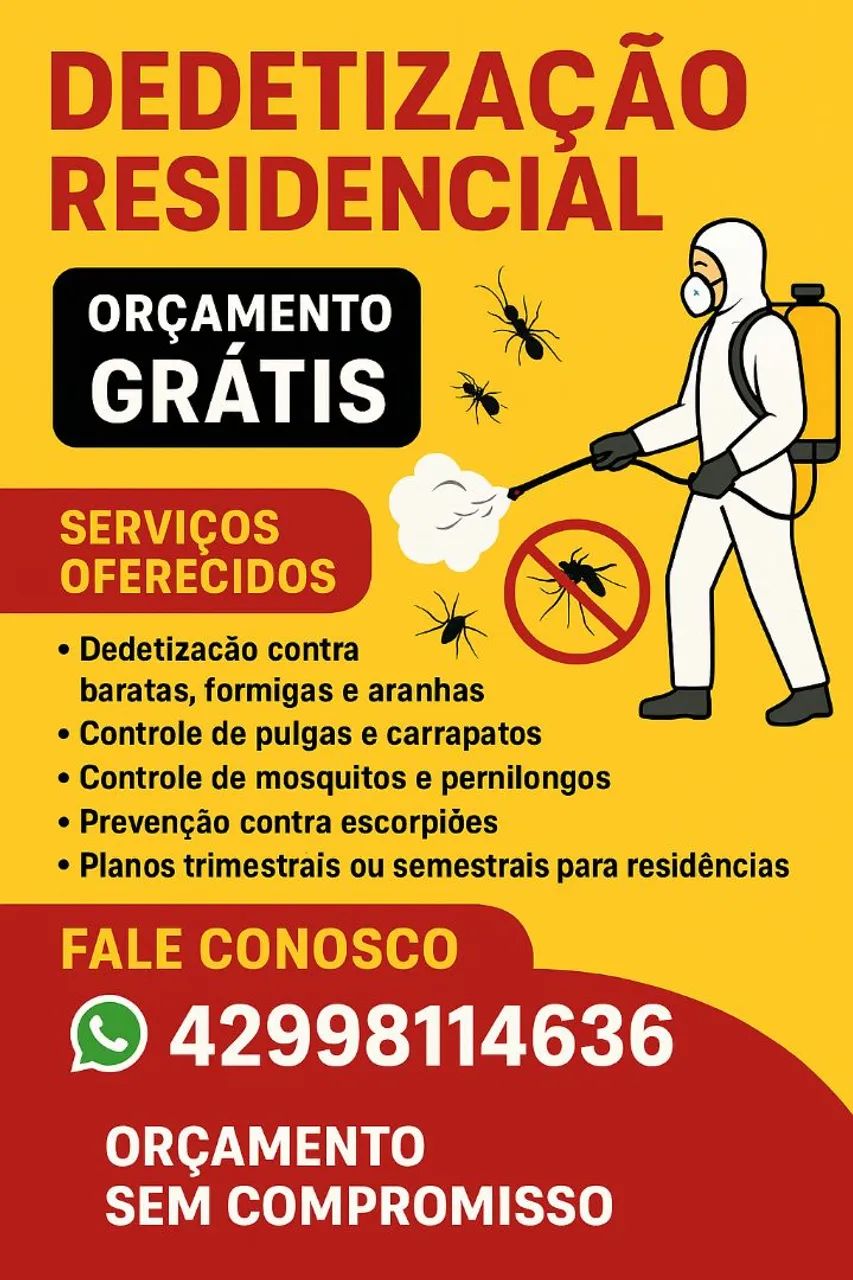 Dedetização Residencial 