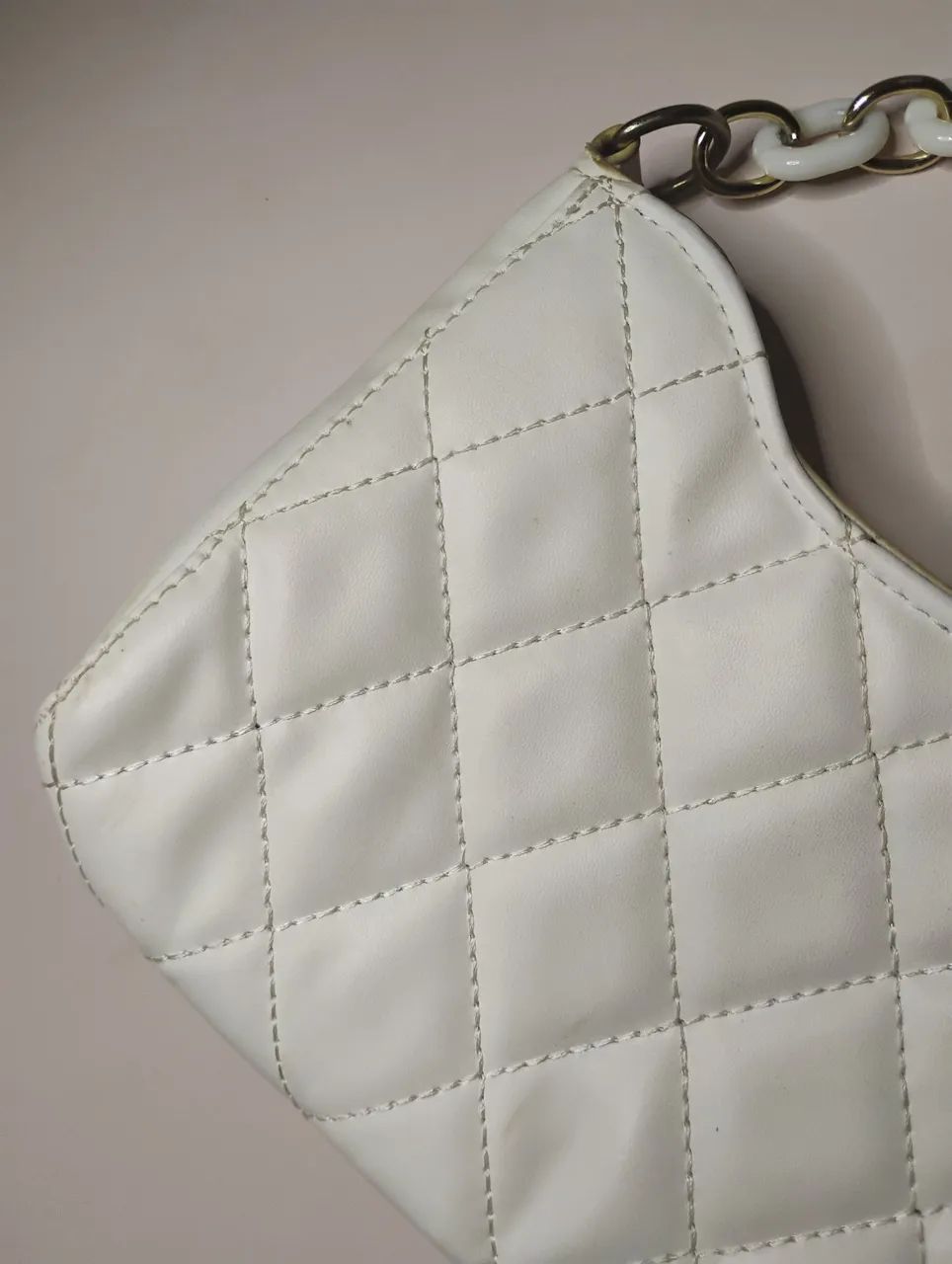 Bolsa De Mão Branca Feminina  - Foto 5