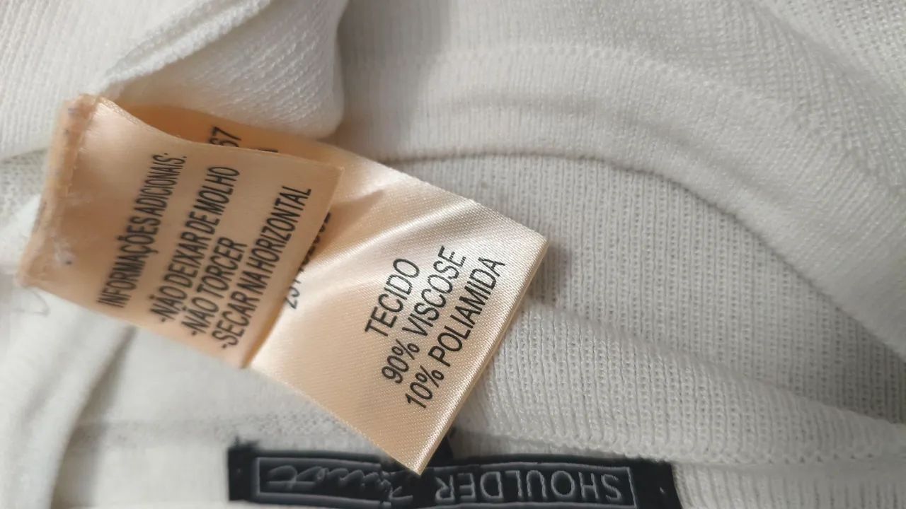 SHOULDER TRICO BLUSA TAM P 44 - Foto 5