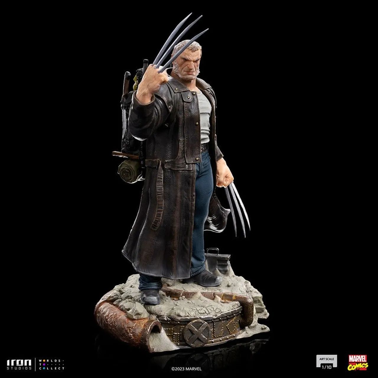 Estátua Old Man Logan BDS Art Scale Iron Studios 1/10 - Foto 2