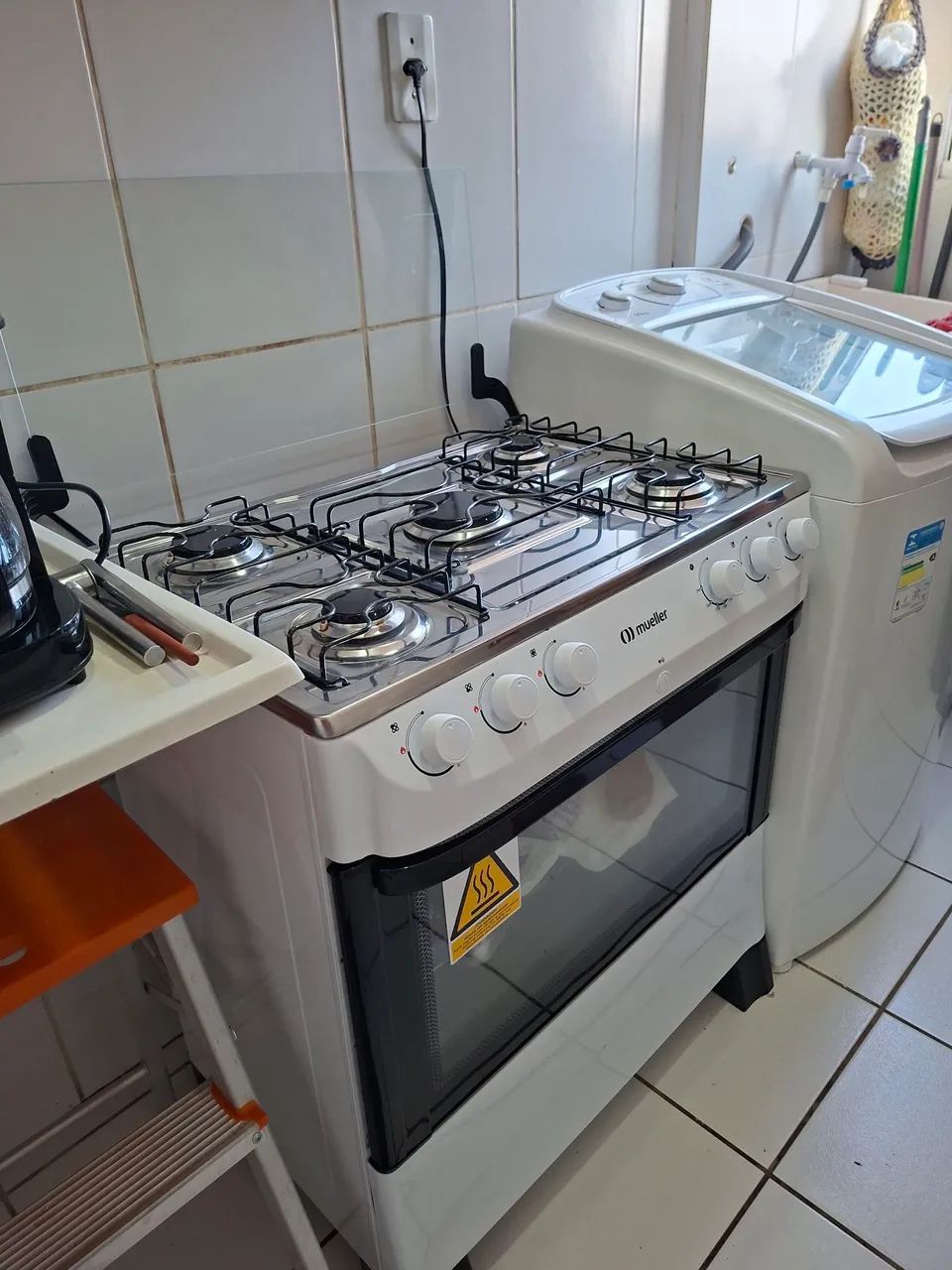 Fogão 5 bocas Mueller automático pouco usado - Foto 3