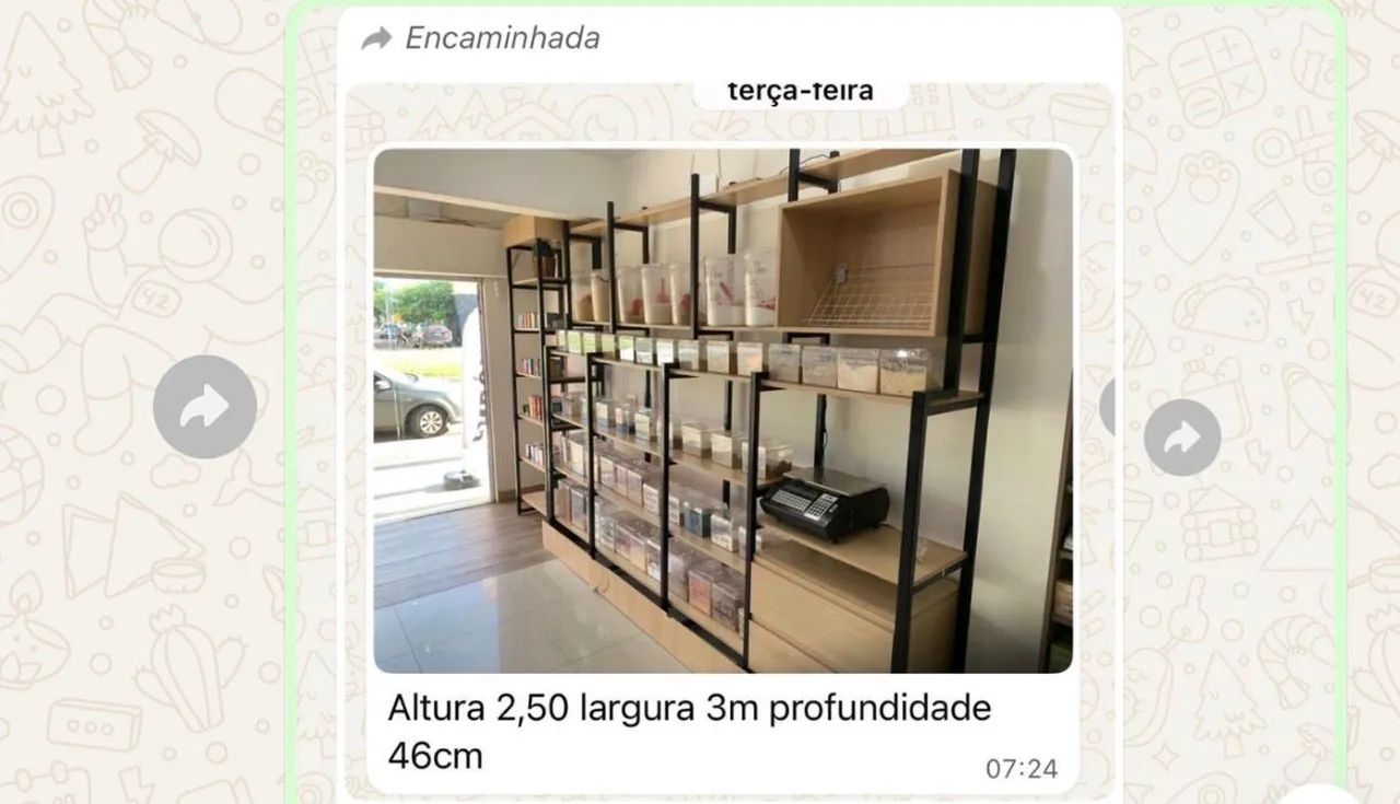 Armário em MDF e Ferro  - Foto 2
