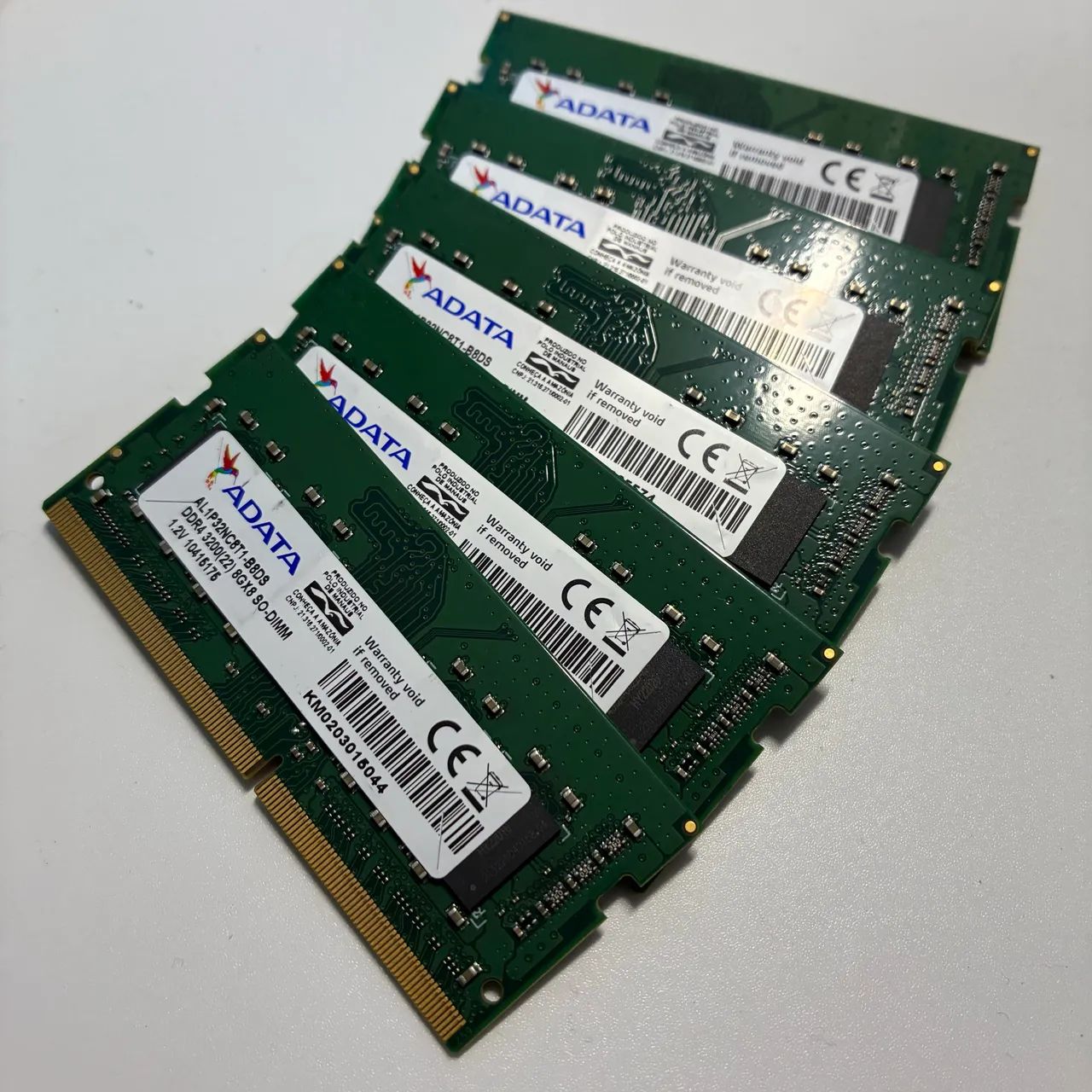 Kit 5 Memórias DDR4 8GB 3200mhz Adata - Foto 2