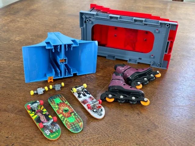 Kit Mini Skate Park Com Mini Patins - Foto 2