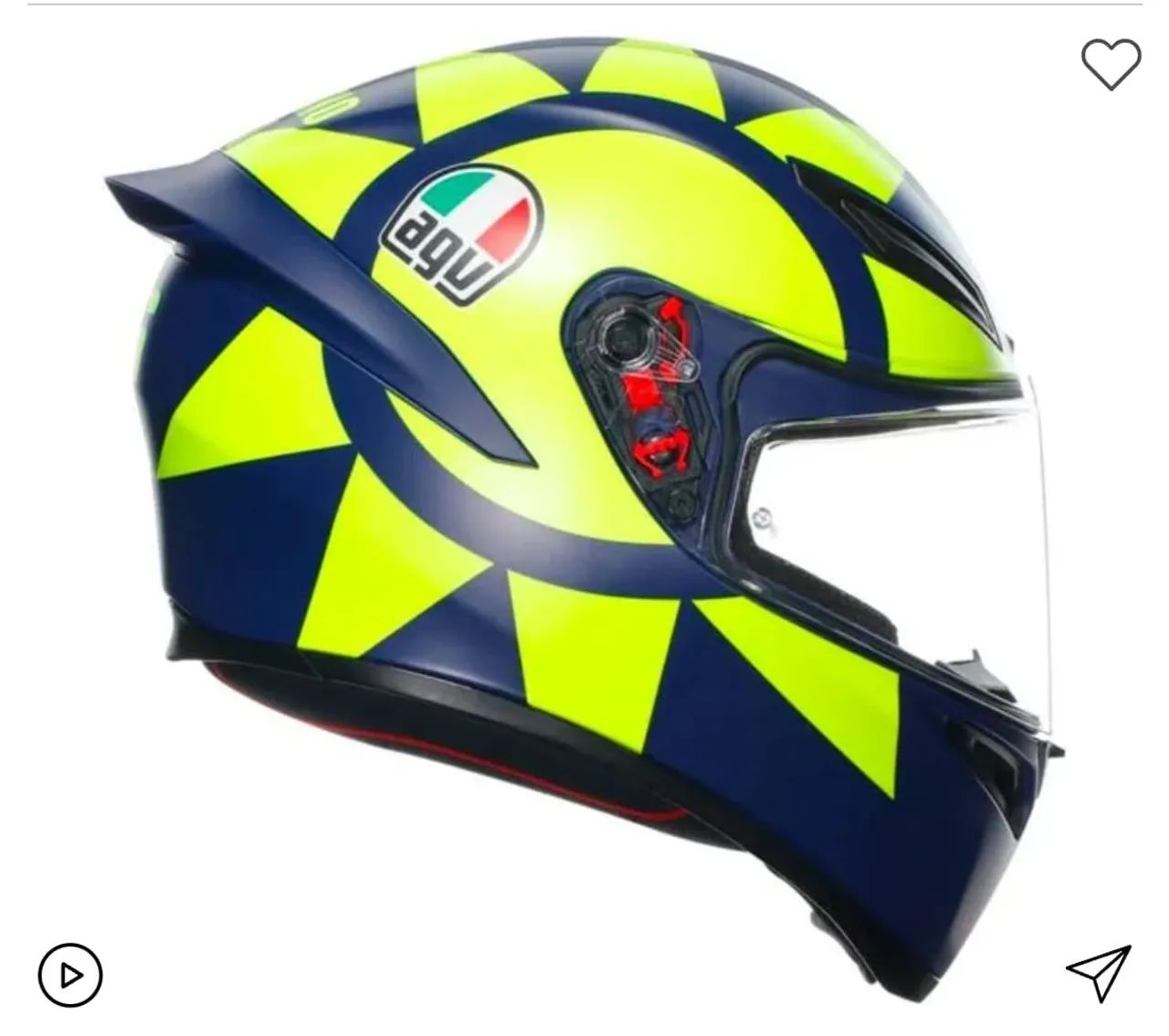 Capacete p/motoqueiro - Foto 4