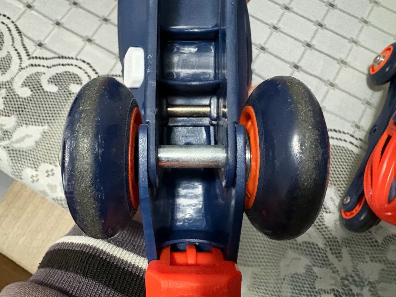 Patins Infantil Inline Nerf 2 Em 1 Tamanho 31 A 34 Multikids - Foto 5