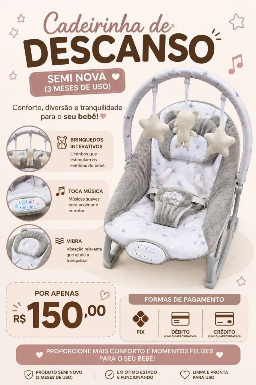 Cadeirinha de descanso 