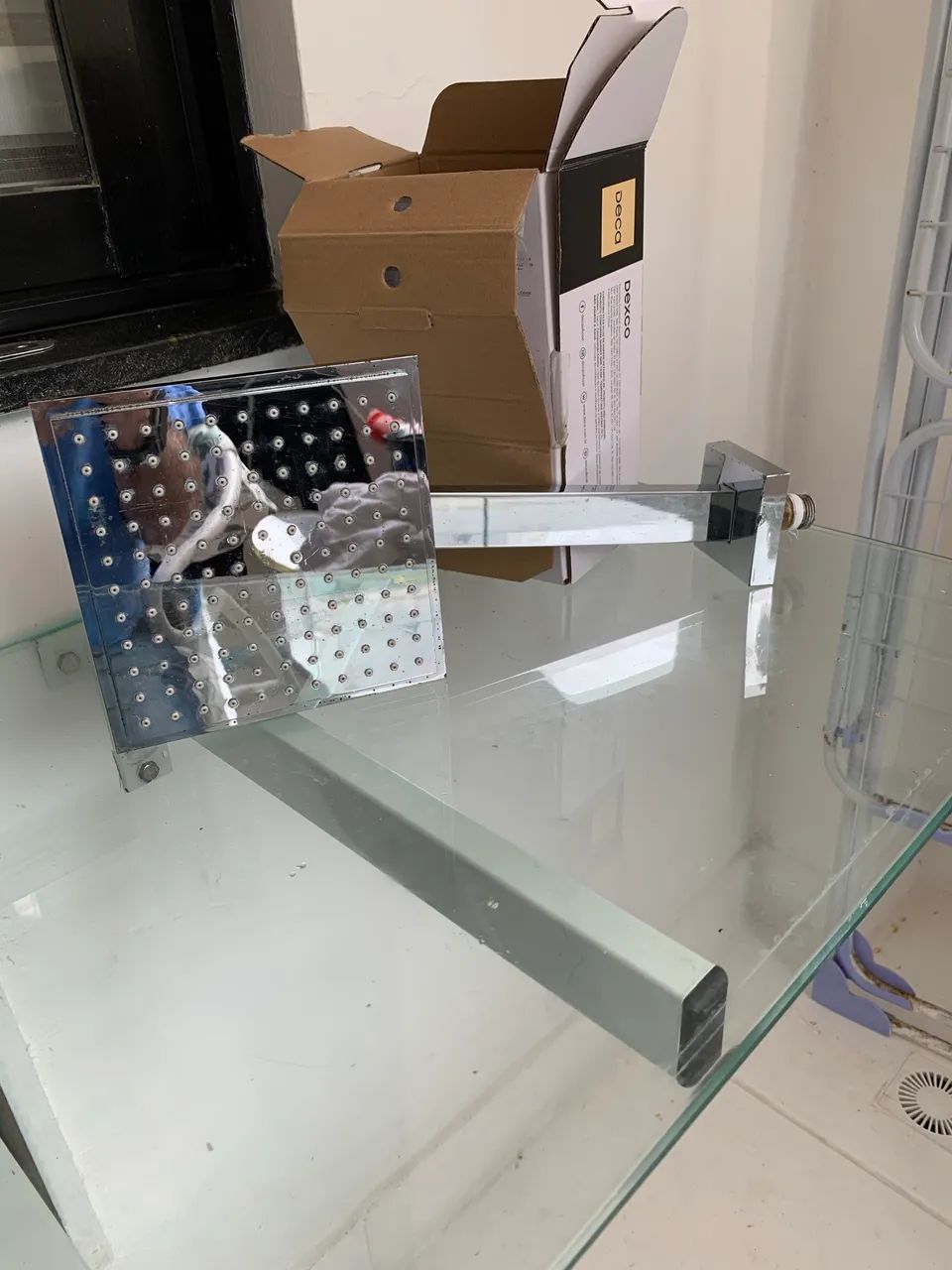 Duxa de Inox Grohe quadrada (6 polegadas) - Foto 2