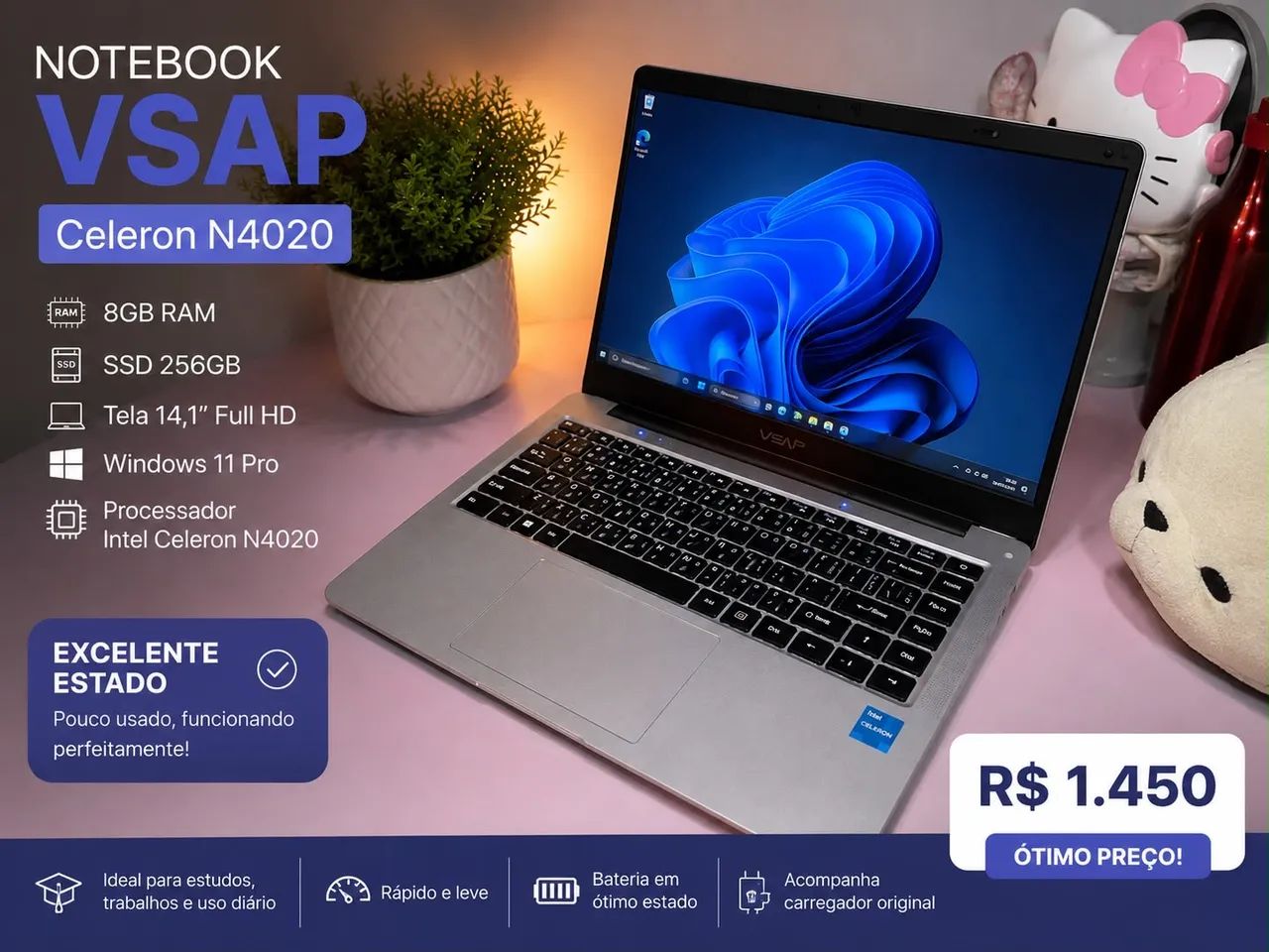 NOTEBOOK PARA ESTUDOS 