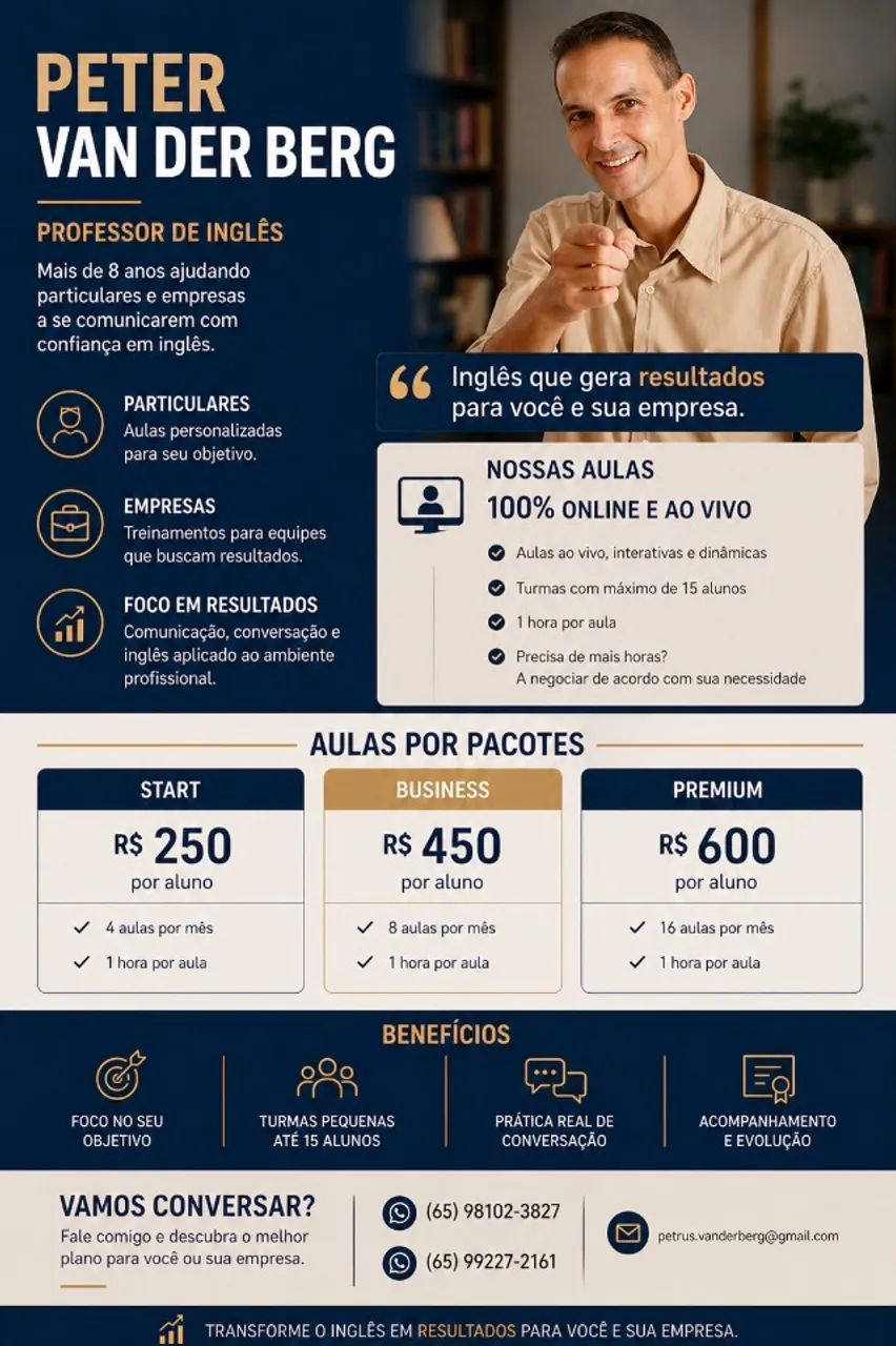 Aprenda Falar Inglês com Professor Nativo