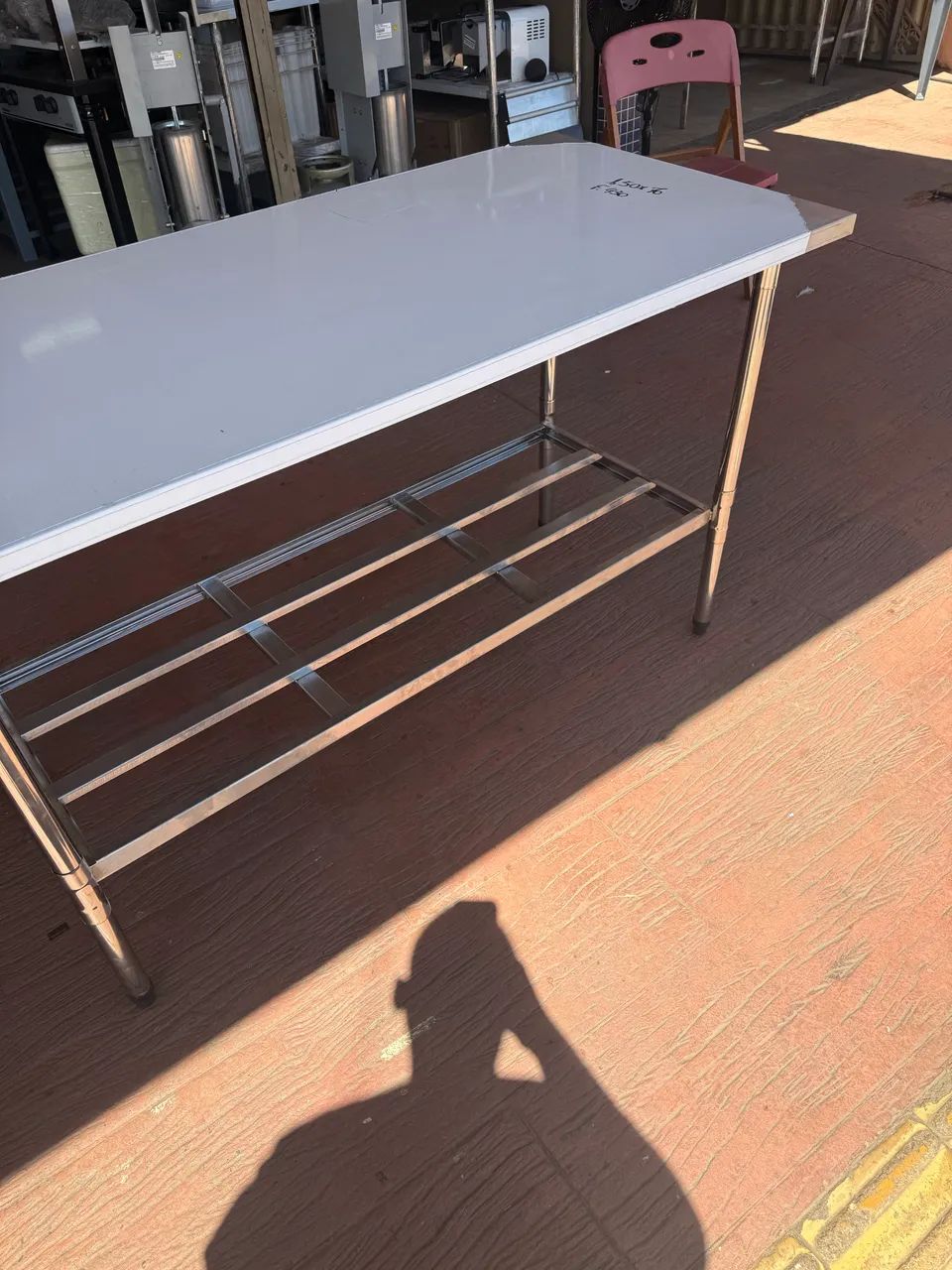 Mesa total inox 1.5M por 70 nova  - Foto 2