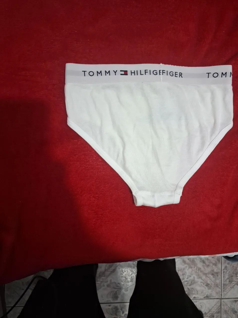 Cueca Tommy Hilfiger Com Abertura Bramca M - Foto 5