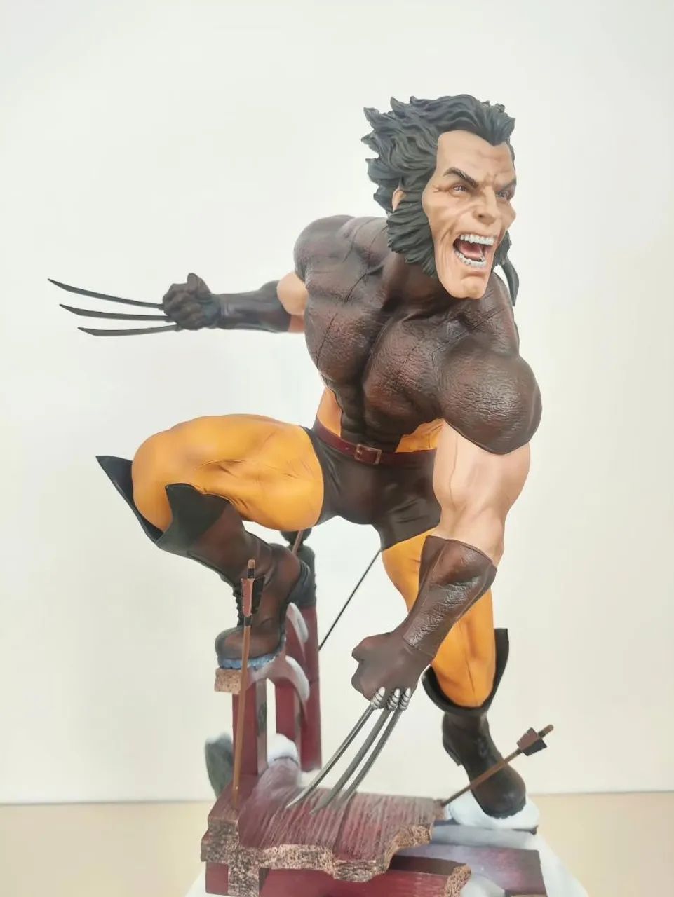 Wolverine Brown Costume 1/4 Sideshow Premium - Foto 4