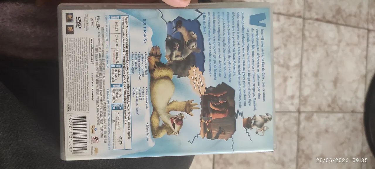 Era do gelo DVD animação  - Foto 3