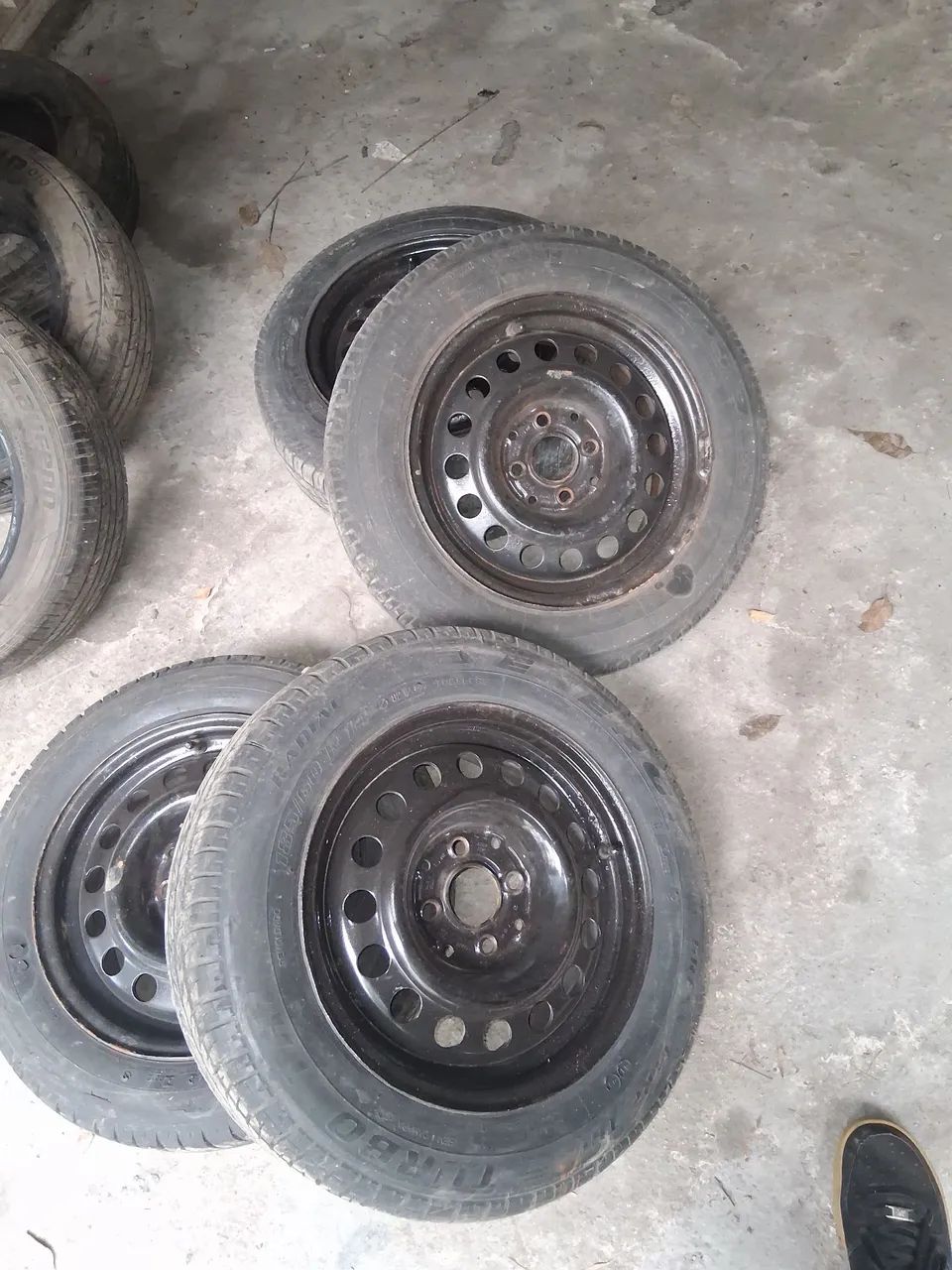 Rodas aro 14 com pneus  - Foto 5