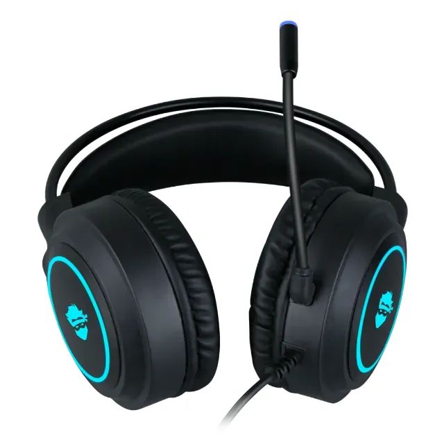 Headset Gamer Ninja Shadow, 3.5mm + USB, PC - Foto 4