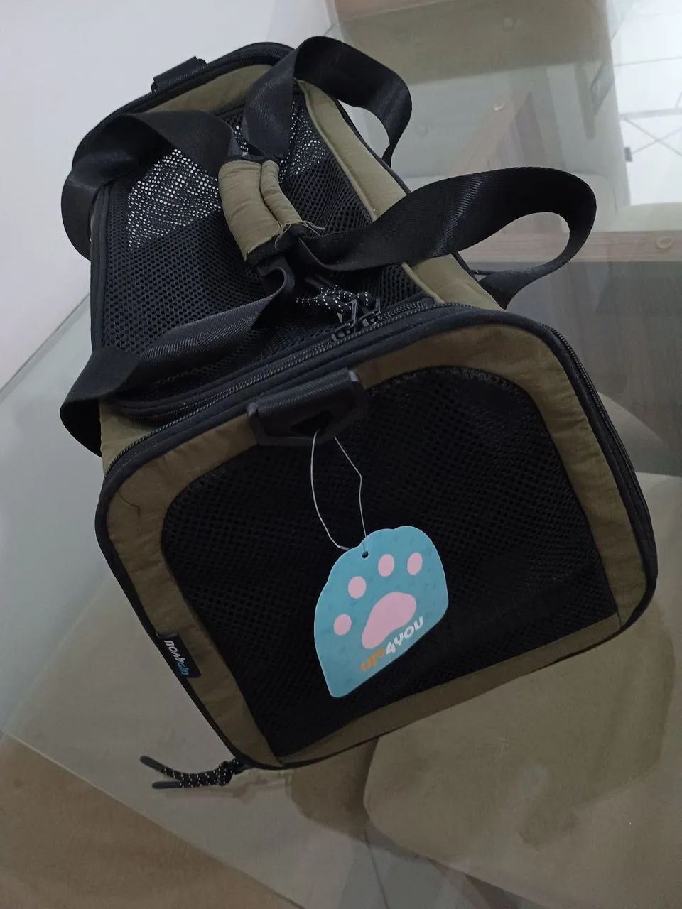 Bolsa de transporte pet nova