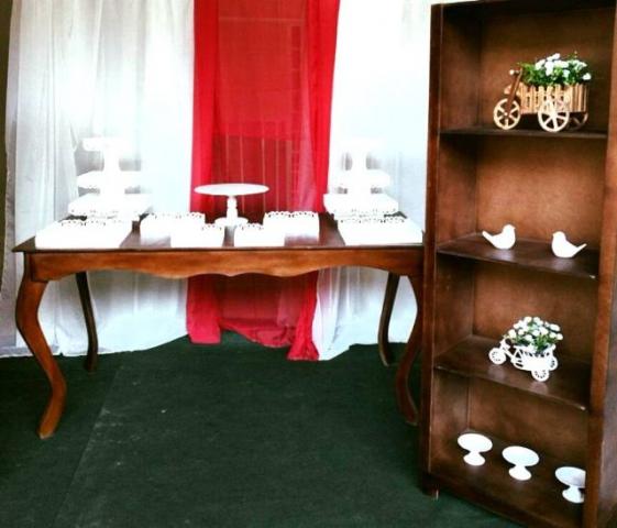 Mesas, vual, peças de decoração para sua festa - Foto 4