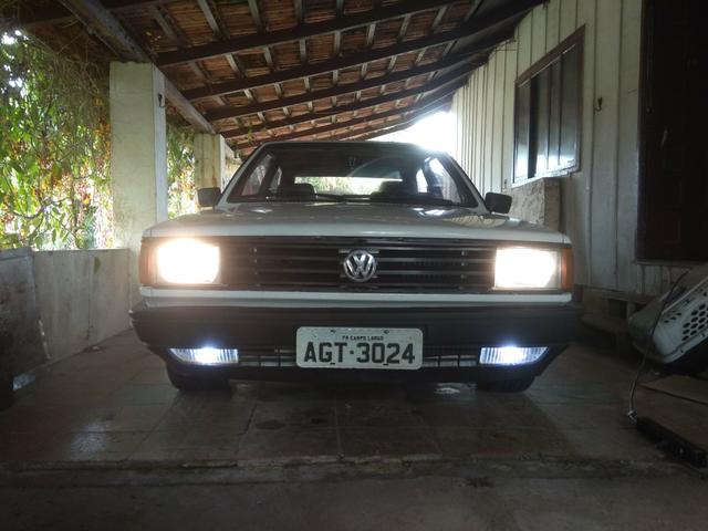 Gol 87 motor AP injetado flex direção hidráulica troco por moto - Foto 7