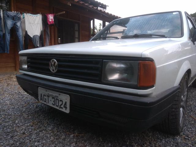 Gol 87 motor AP injetado flex direção hidráulica troco por moto - Foto 2