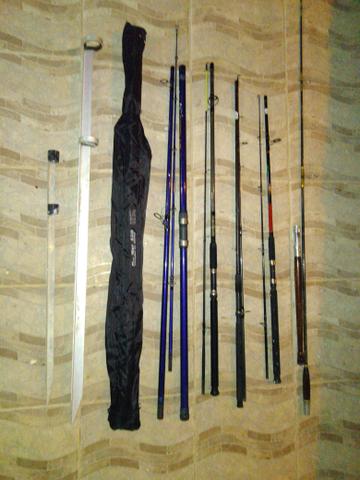 Material de pesca usado só 2 vezes - Foto 2