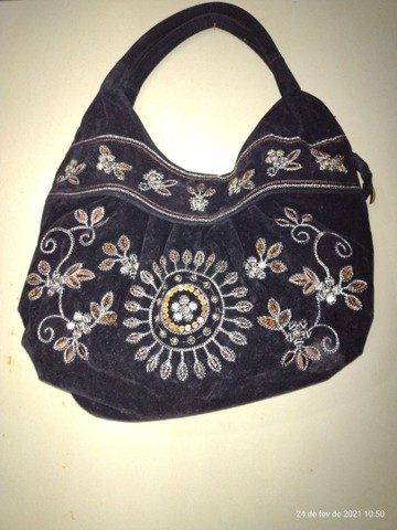 Bolsa Bordada Tam: Médio - Foto 2