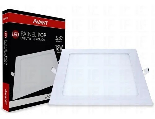 Oferta! Painel Led 18w Embutir 22cm