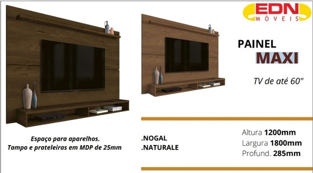 Painel Maxi para Tv de até 60'' (( novo na caixa )) - Foto 3