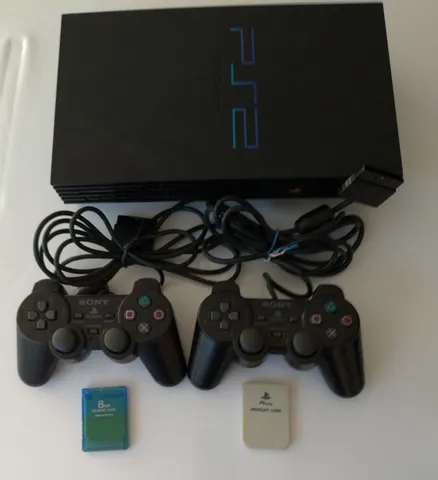 Playstation 2 Slim Ps2 Slim + Hd 500gb Lotado de Jogos