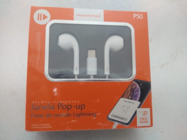Fone para iphone ios com fio
