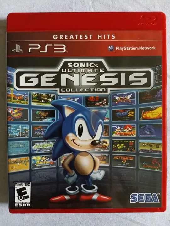 Sonic Collection original em perfeito estado de conservação.