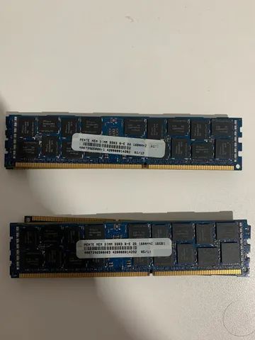 Memória Ram ECC (servidor) 16gb DDR3 - Funciona em Xeon