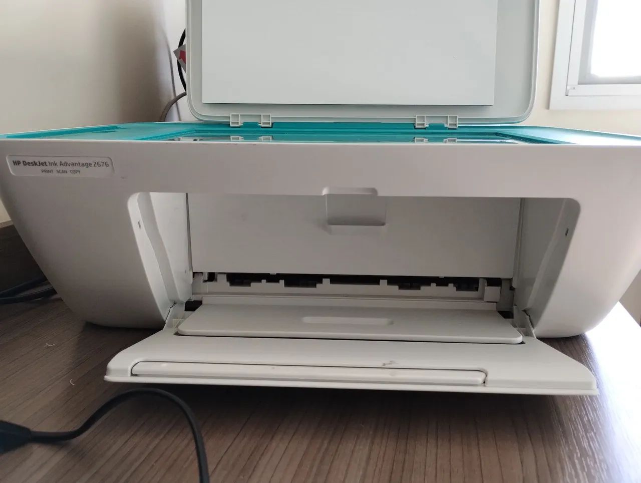Cartuchos cheios preto e colorido! Impressora HP Ink advantage 2676 - Foto 3