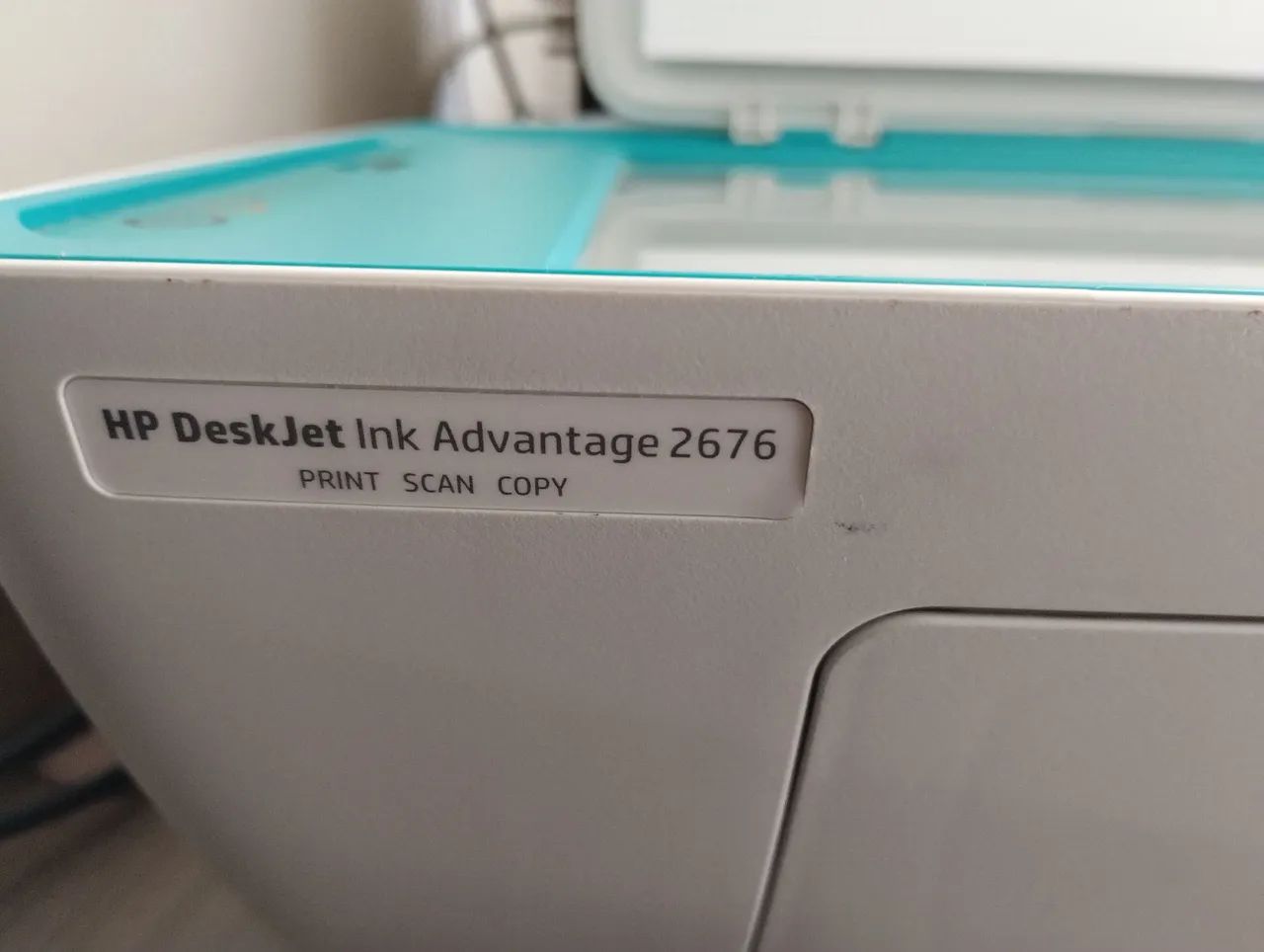 Cartuchos cheios preto e colorido! Impressora HP Ink advantage 2676 - Foto 4