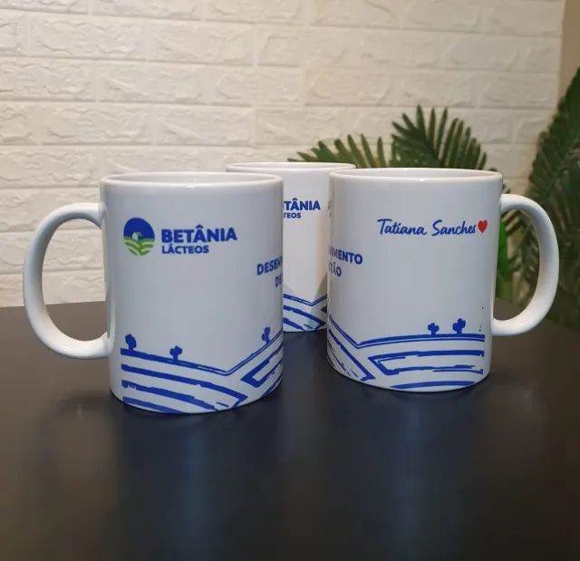 Caneca de porcelana personalizada com sua logomarca  - Foto 2