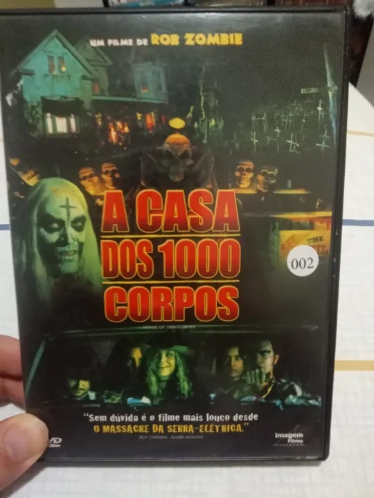 Dvd casa dos 1000 mil corpos raro Rob zombie
