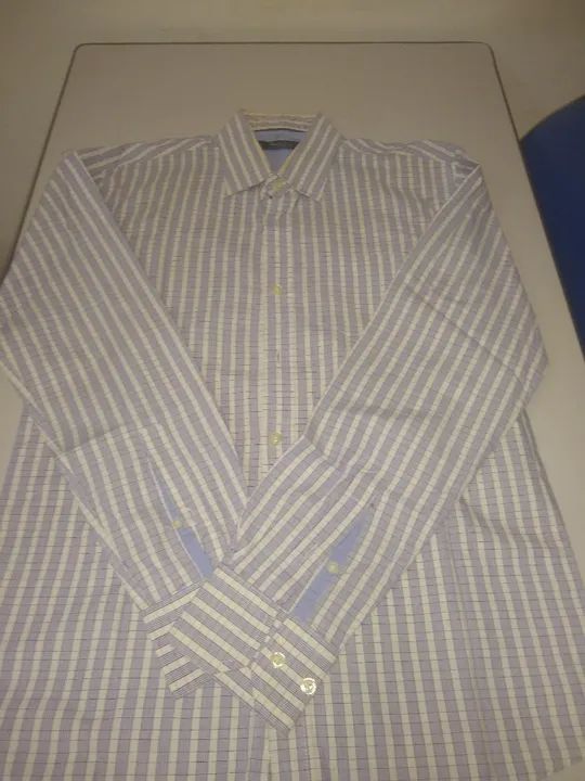 Camisas algodão, manga comprida. Só 40,00 - Foto 4