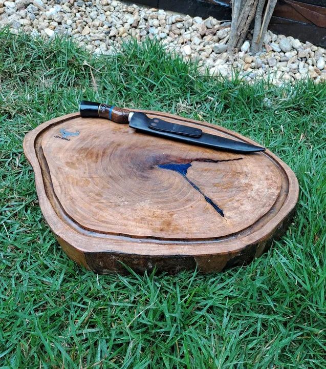 Churrasco | Tábuas + Faca + Pegador + Soprador + Garras