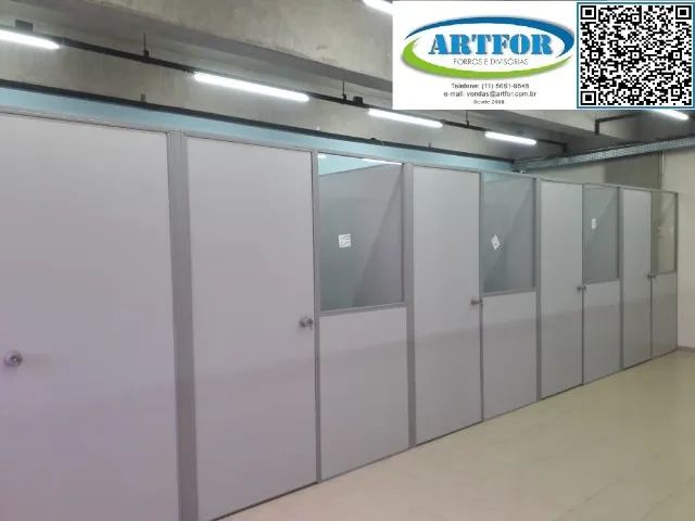 Portas e Divisórias Eucatex, Divisórias para Escritório Com Portas e Vidros. - Foto 4