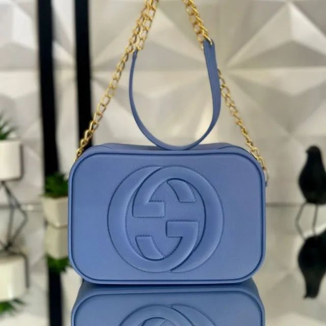 Bolsa Feminina Com Alça De Corrente De Ombro Transversal gucci - Foto 4