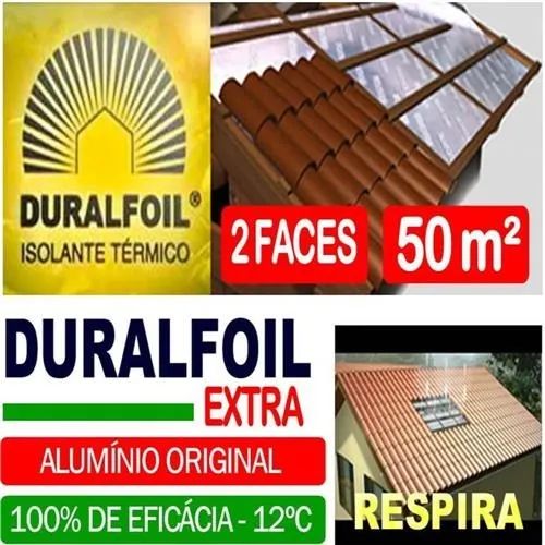 Duralfoil Manta térmica para telhado 2 faces -subcobertura - a melhor do mercado - Foto 2