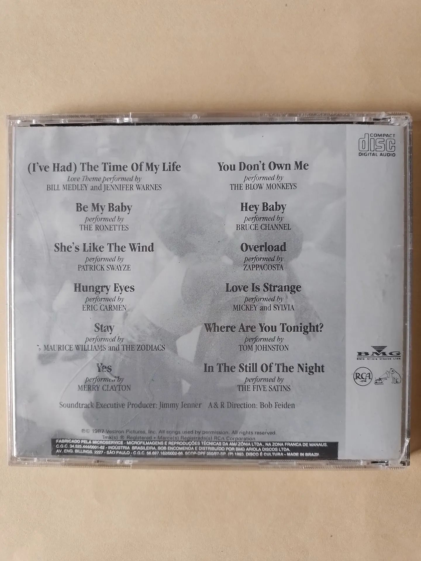 CD Original Soundtrack Dirty Dancing - Patrick Swayze Jennifer Grey - Foto 2