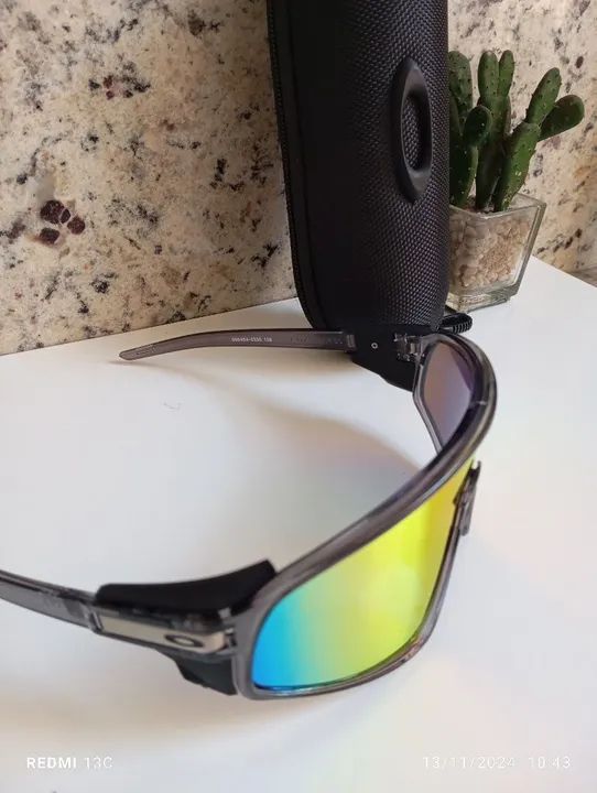 Óculos de Sol Máscara Oakley Latch panel Prizm  - Foto 3