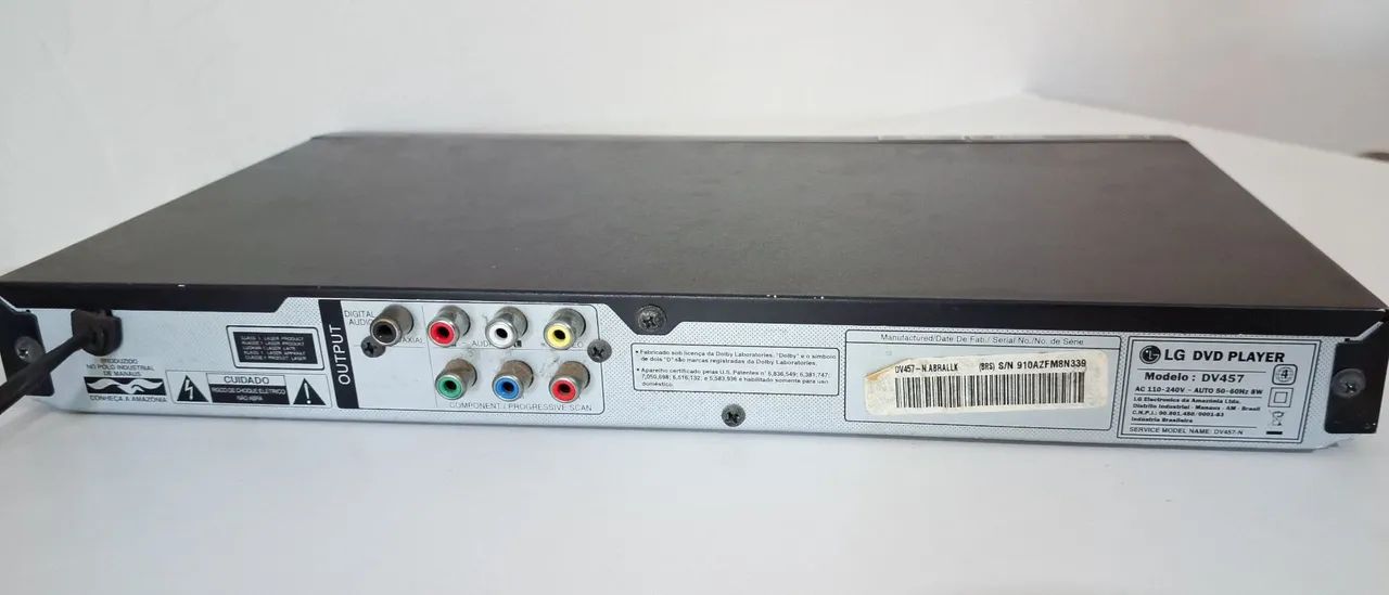 Aparelho De Dvd com usb LG Dv457 Com Erro - Foto 2