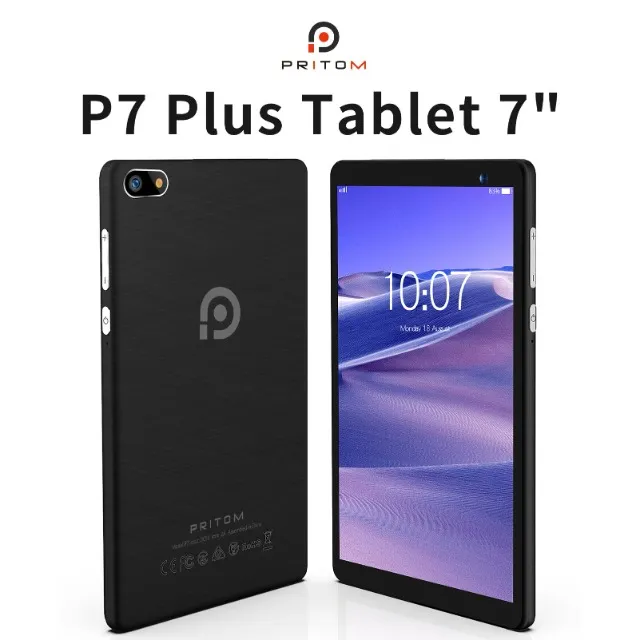 Tablet Pritom 7 P7 Plus 2g 32gb Wi-fi, Quad Core, Preto