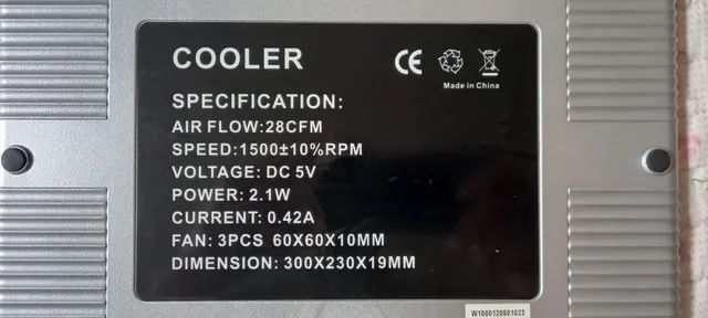 Cooler para Notebook Apptech w1000 Usado. - Foto 3