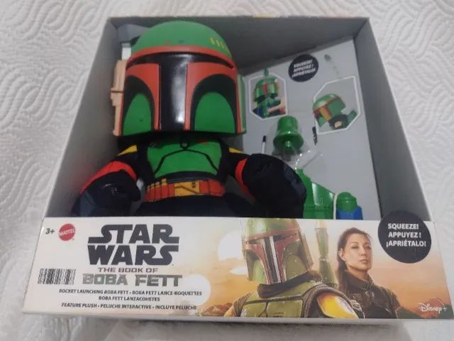 Boneco Pelúcia Disney Star Wars The Book Of Boba Fett Mattel - Foto 2