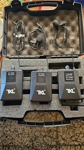 Microfone Duplo de Lapela Tkl Wereless System 
