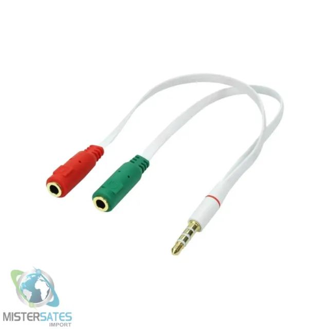 Cabo Headset para Fone, 2 P2 Fêmea para 1 P2 Macho - COD 99